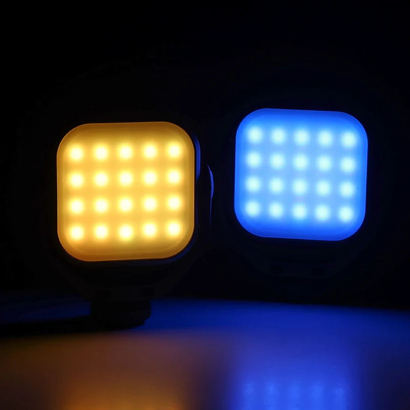 Luz de vídeo Ulanzi VL66 RGB 2500-6500K CCT 360 °   Luz completa rotativa de 2000mAh com suporte de tripé de sapata fria de parafuso 1/4 para Vlog Live