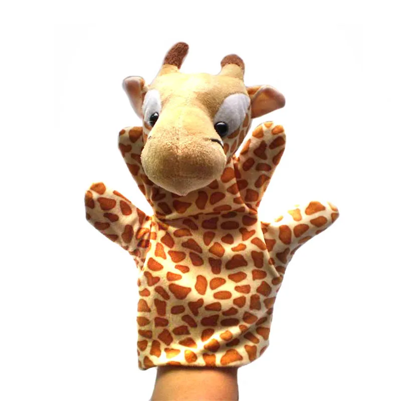 25cm Animal Hand Puppet Educational Puppets Pretend Telling Story Doll Toy for Children Kid Fidget Toys