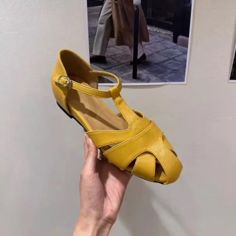 Women's head-to-toe flat sandals, comfortable and soft, suitable for beach casual wear. A new summer lightweight walking shoe - view 4
