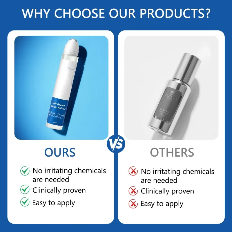 Serum Bola Rol Rambut 25ml Perawatan Kulit Kepala Lembut Pertumbuhan Rambut Menutrisi Akar Rambut Esensi Rambut