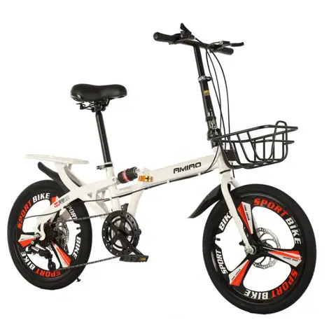 20Inch Folding Bicycle Portable Ultra-Light Variable Speed Men and Women Walking Student Bicycle