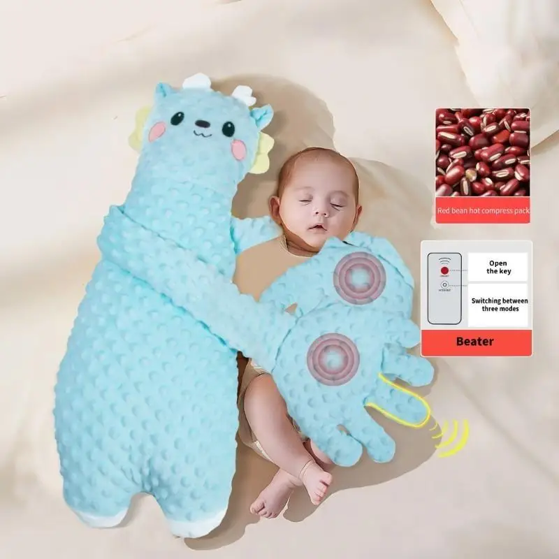 وسادة رفيقة لنوم الأطفال الصغار مع اهتزازات لطيفة، حل نوم الطفل المحمول سهل الاستخدام للمنزل أو الاستخدام النشط 24BE