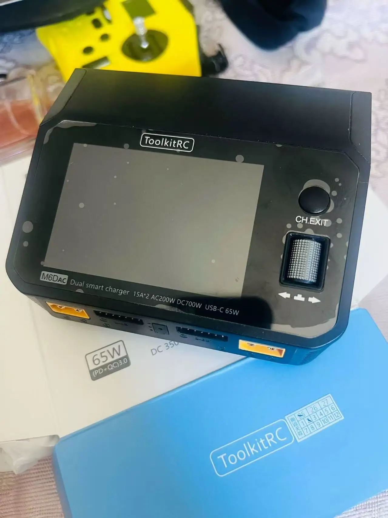 ToolkitRC M6D V3 500W 15A DC Dual Channel MINI Smart Charger Discharger For 1-6S Lipo Battery FPV Model Spare Part Replace M8
