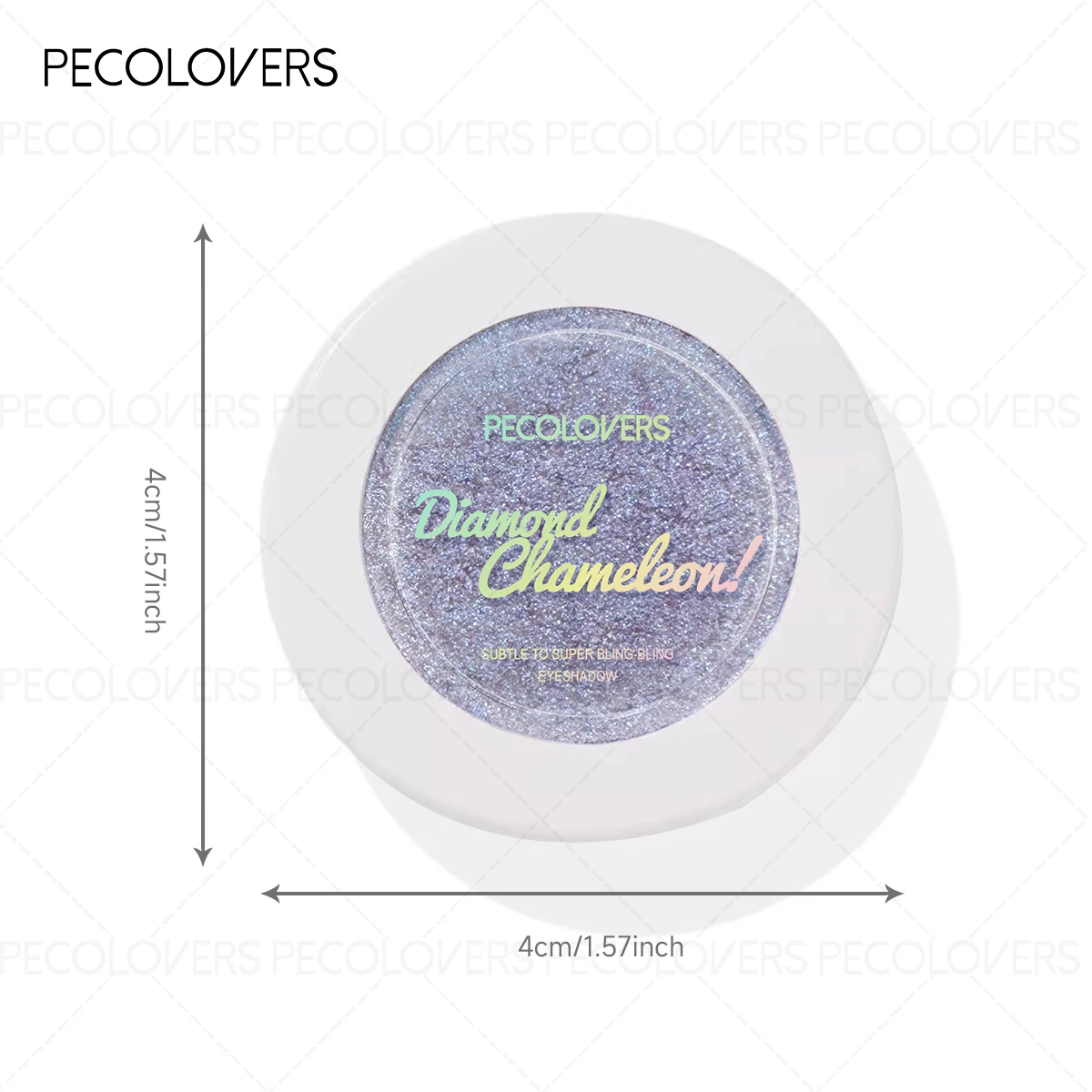 1PC Chameleon Glitter Eye Shadow Powder - Metallic Glitter, Pearlescent, Perfect for Dramatic Eye Makeup, Suitable for christmas