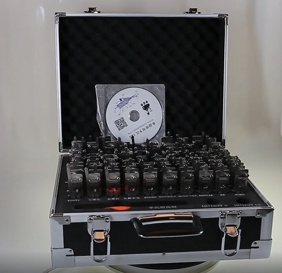 HCY High Quality Optional 35-Piece Euro Car Lock Pick Tool Decoder 2 1 Set   LiShi Brand Stainless Steel Locksmith Suppli