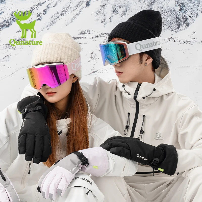 

Ski Goggles Adjustable Breathable Frameless High Definition Headband AntiFog/UV Protection Skiing for Mountaineering Ice Skating