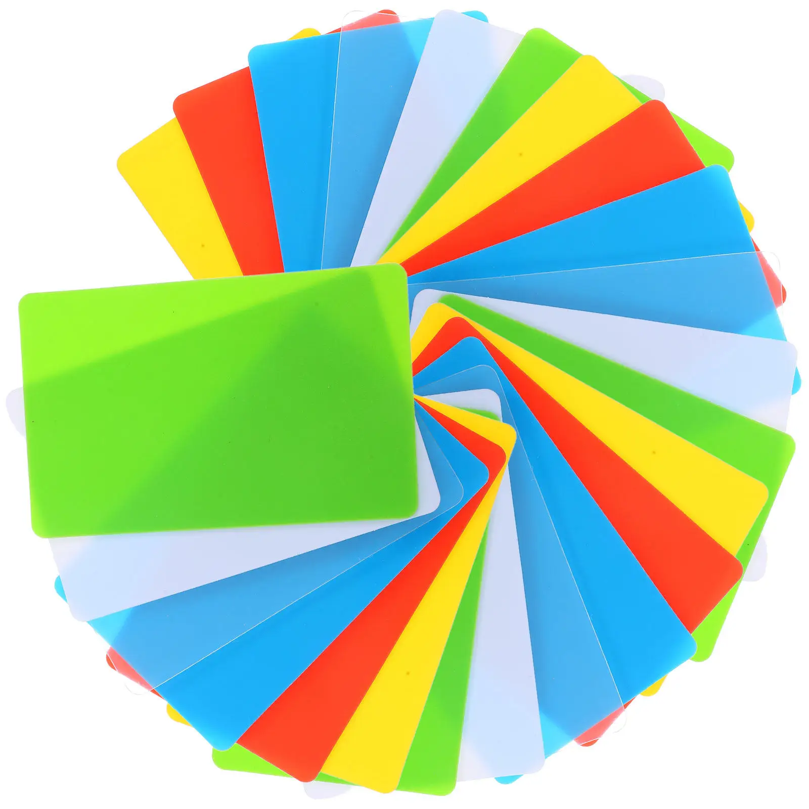 60 feuilles de cartes vierges en plastique, idéales pour la création de cartes de visite, étiquettes de remerciement, cartes d'anniversaire, badges d'infirmière, cartes de bureau