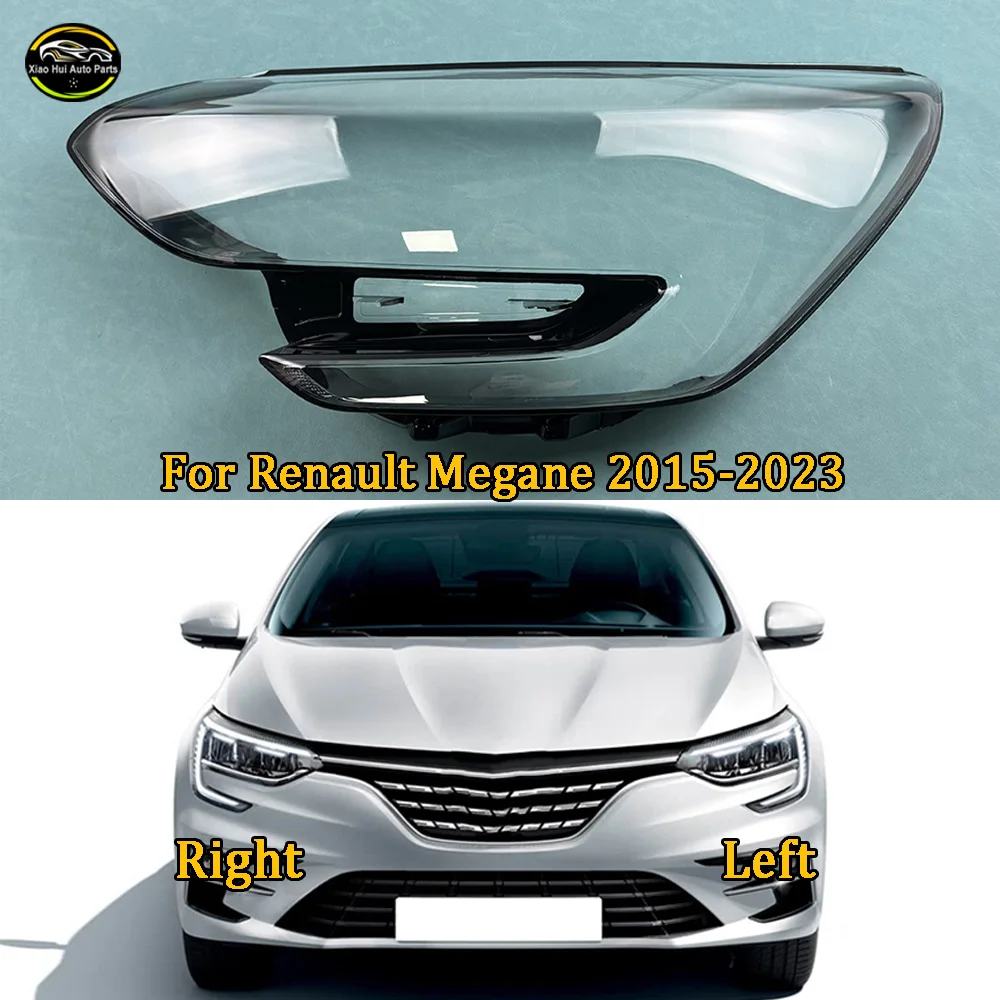 for-renault-megane-2015-to-2023-headlamp-cover-headlight-transparent-lens-lamp-shell-masks-plexiglass-replace-original-lampshade