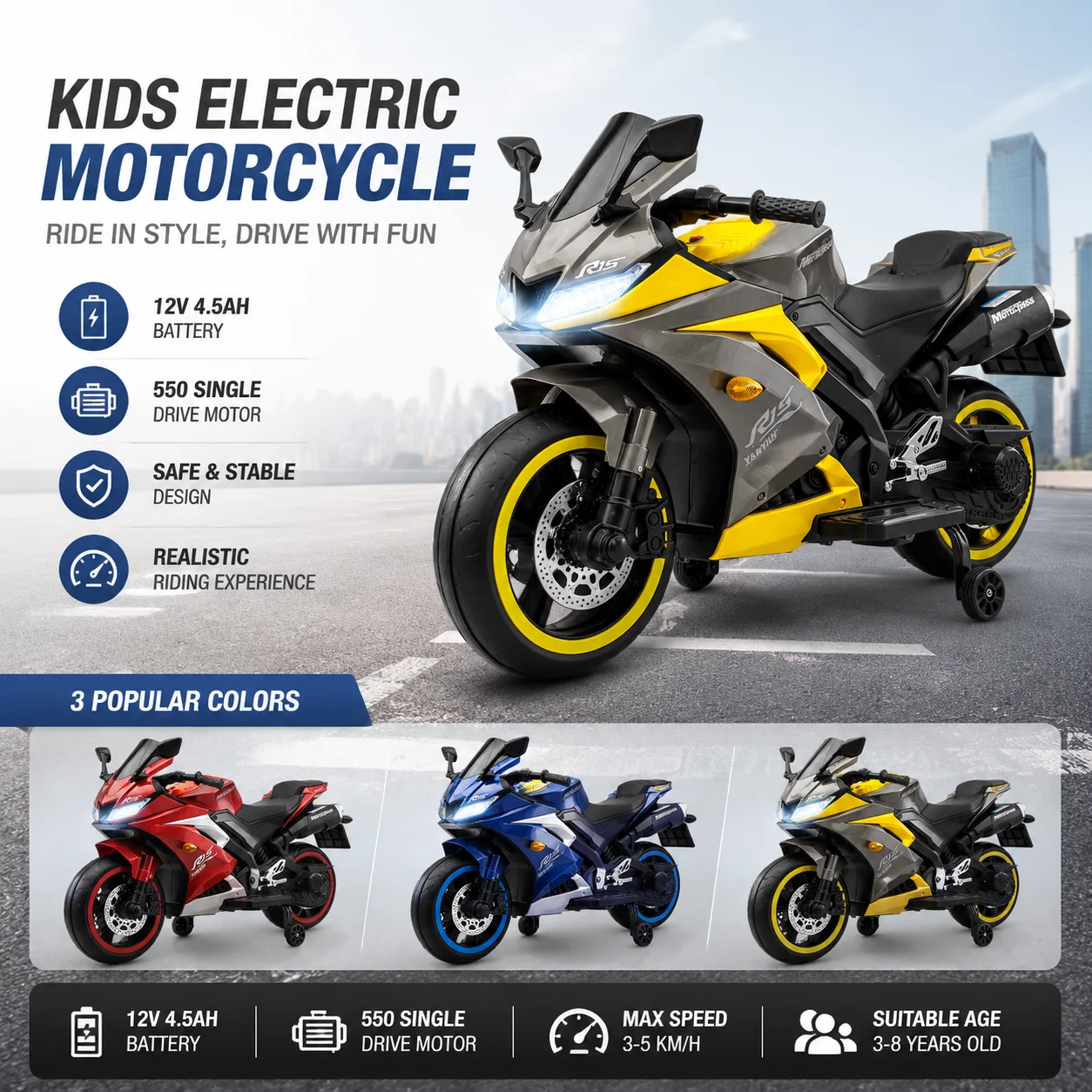 Cheap high-quality remote control popular children's electric riding car children's toy car for children to drive
