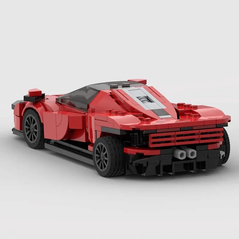 MOC SP3 Daytona Supercar bloques de construcción serie de velocidad de 8 pernos modelo de ensamblaje de hypercar para adultos coleccionistas