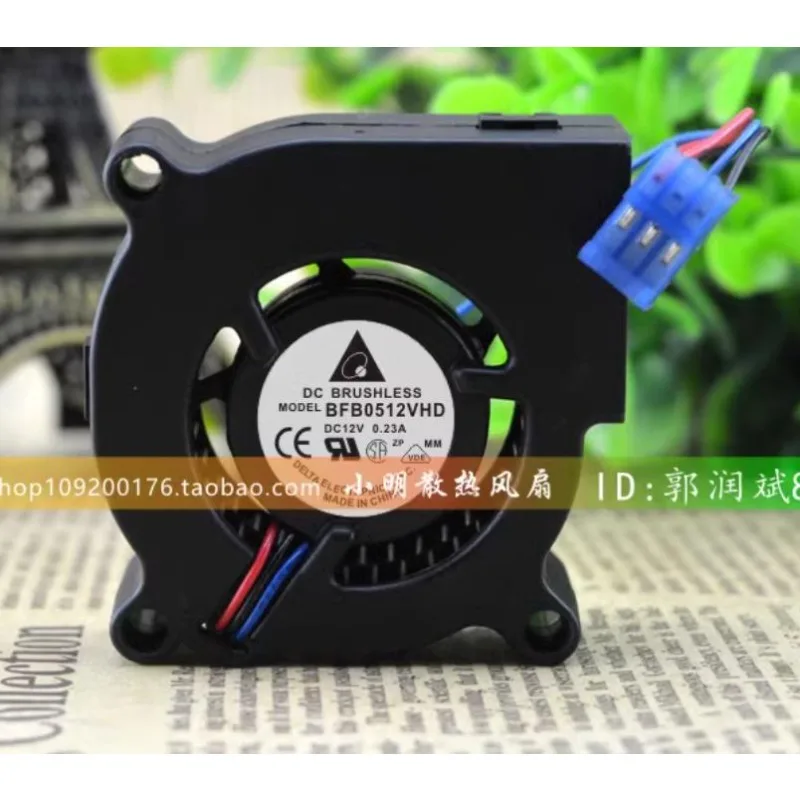 Original New Cooler Fan for Delta BFB0512VHD 5020 12V 0.23A 2-wire Server Blower Fan 5CM 5020 50*50*20MM