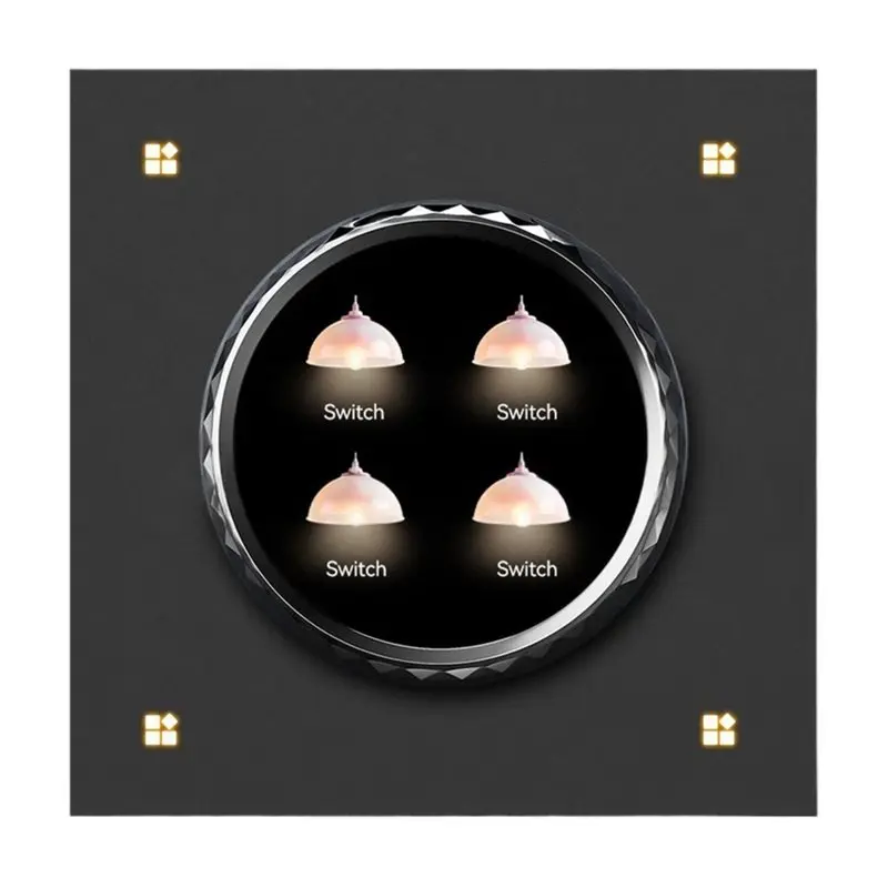 VELIF-Smart Home Control Panel Tuya Zigbee 1.8-Inch Scene Panel Remote For Lighting Curtains And Thermostats