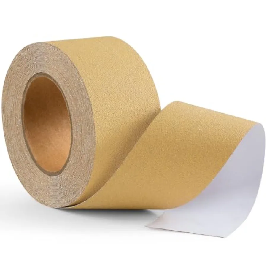 80 Grit Sandpaper Roll 20 Yard Long Continuous Roll, 2-3/4