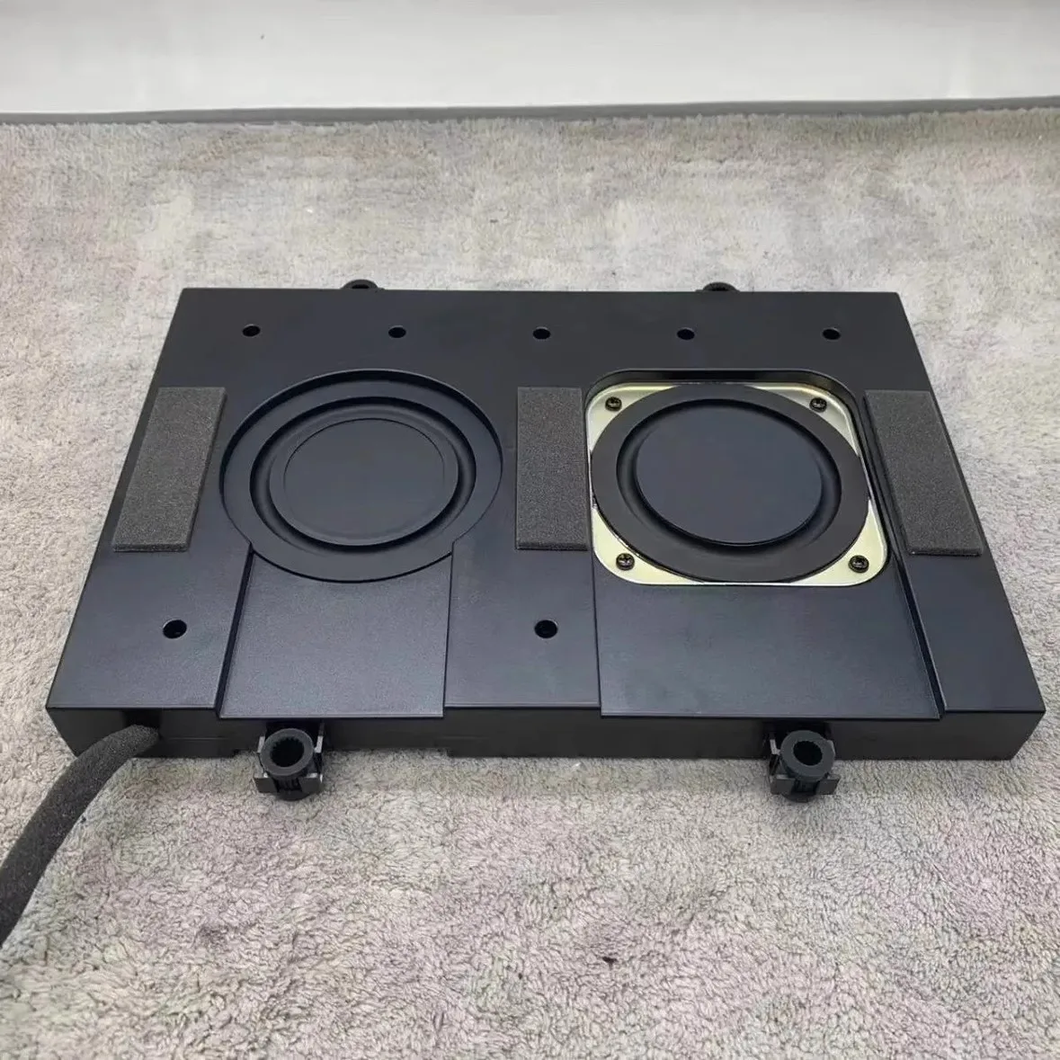 

4-дюймовый ультратонкий пассивный сабвуфер Harman для глубоких басов, для домашнего кинотеатра, автомобиля, DIY, тонкий, 5 Ом, премиальное звучание, 310x210 мм