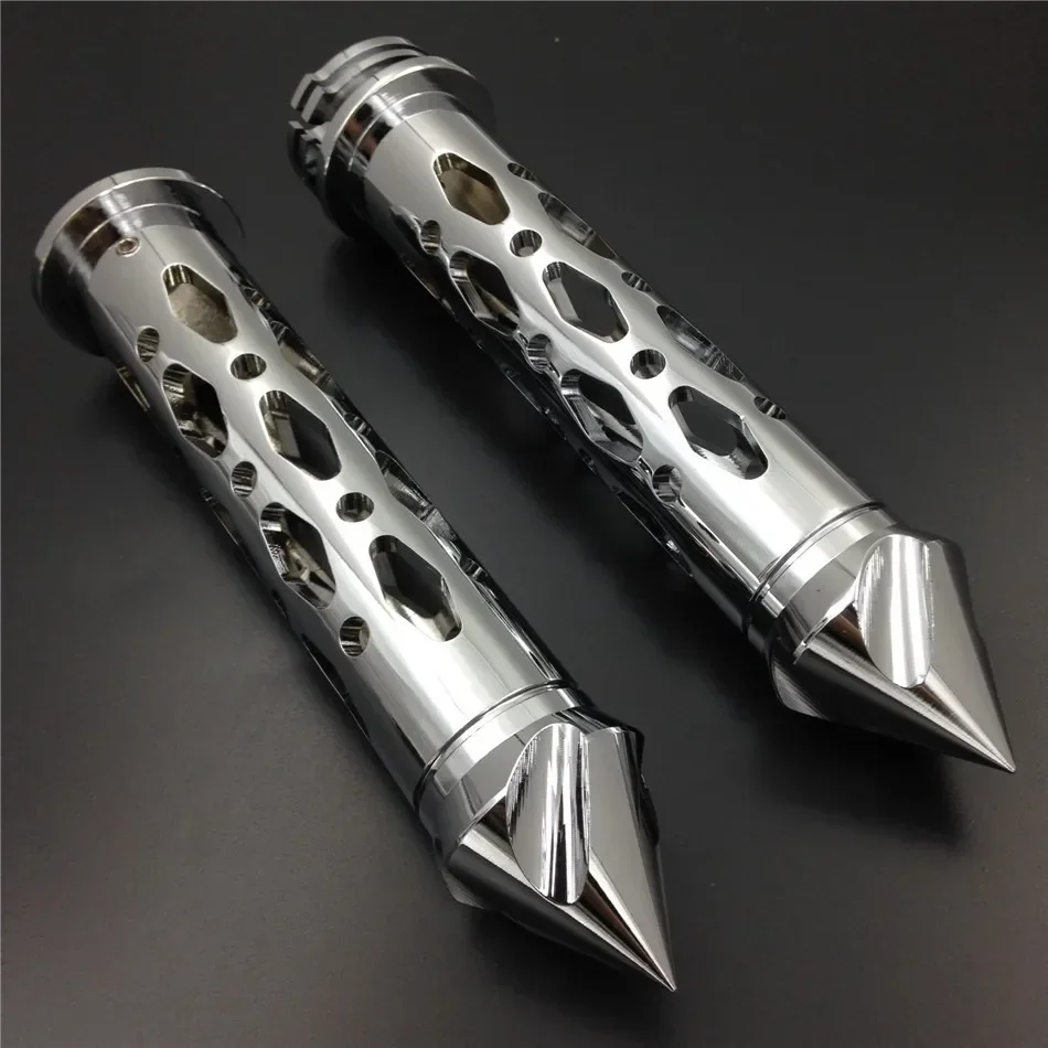 Motorcycle Accessories CNC Billet 22mm 7/8\'\'spike Bar Ends Grips for Kawasaki Ninja ZX9 ZX10 ZX12 ZX14