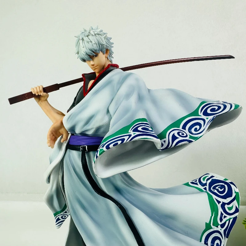 

Фигурка Гинтами Саката 2.0 (30 см), аниме-статуэтка, коллекционная фигурка, украшение для стола, игрушка, подарок для фанатов