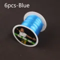 6 piezas azules