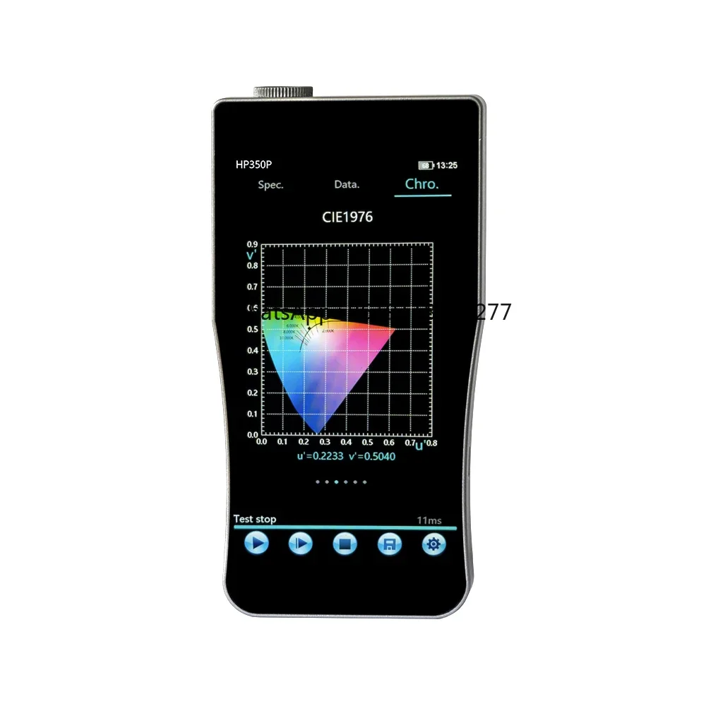 HP350P Sensor PAR PPFD Spectrometer menambahkan Sensor perpanjangan untuk tes pertanian CCT CRI Lux panjang gelombang