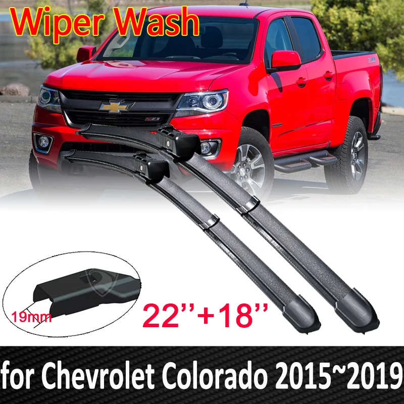 

for Chevrolet Colorado 2015~2019 Front Window Windshield Windscreen Wipers Car Wiper Blades Car Accessories 2016 2017 2018