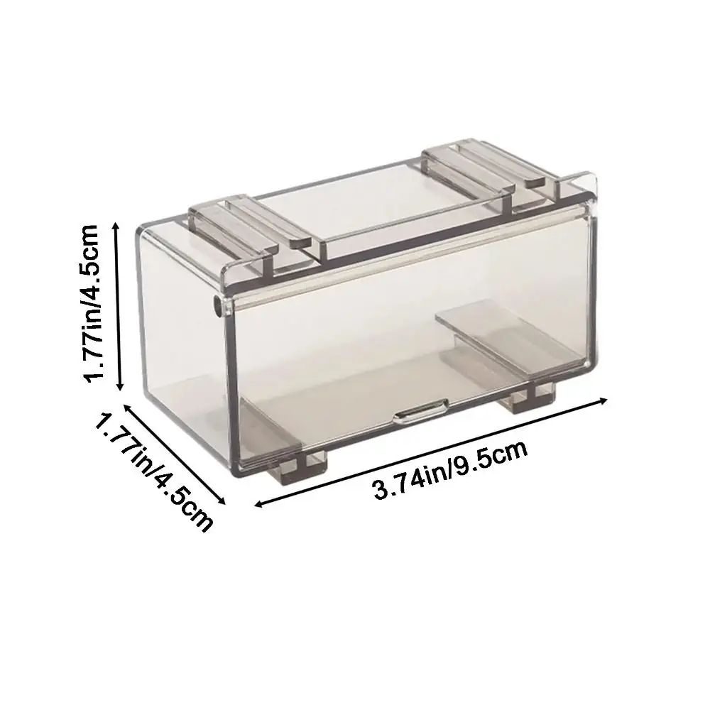 Portable Plastic Model Car Box 1:64 Diecast Transparent Car Display Box Stackable Waterproof Car Toys Case for Hot Wheels MiniGT