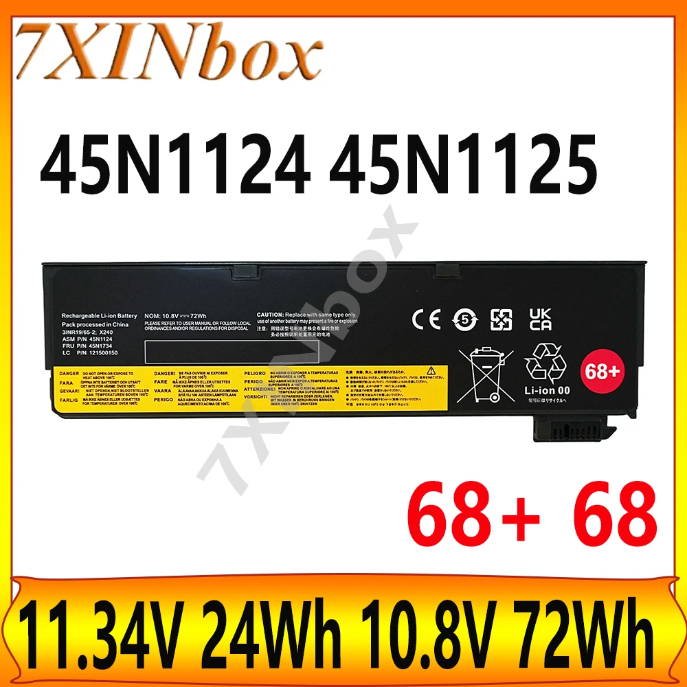 7XINbox 45N1125 45N1126 45N1124 11.34V 24Wh 2100mAh Laptop Battery For Lenovo ThinkPad T440 T440S X240 X250 T450 X270 W550S L450