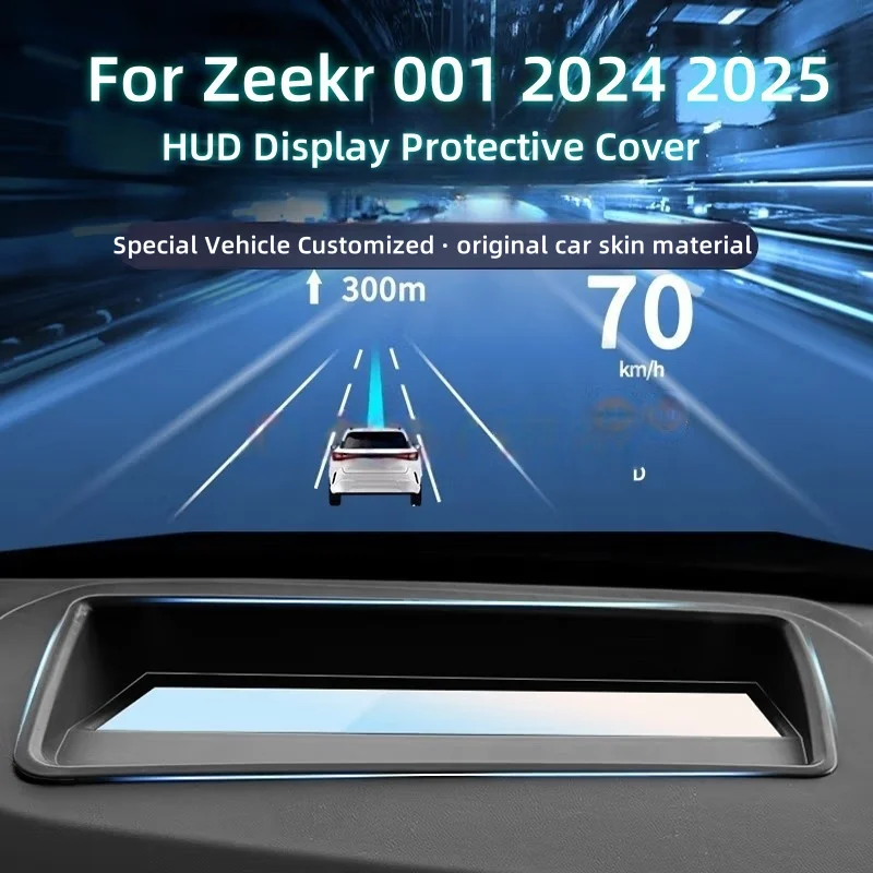 Car HUD Display Protective Cover For Zeekr 001 Accessories 2024 2025 Head Up Reflective Projection Anti-scratch Screen Dustproof