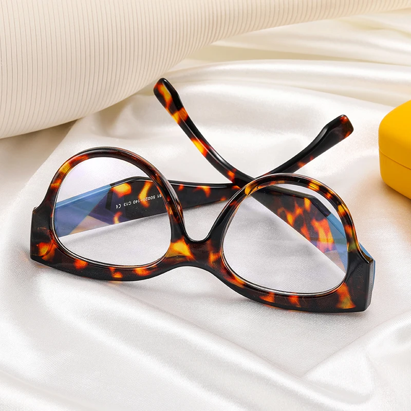 ZENOTTIC Women Trendy Cat Eye Prescription Glasses Square Progressive Optical Eyewear Anti Blue Light Myopia Eyeglasses