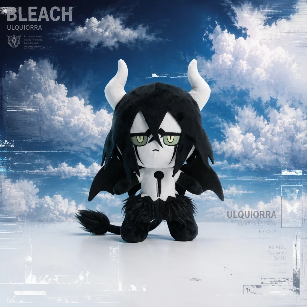 25cm Ulquiorra Cifer Plush Toy Doll Kawaii Bleach Anime Stuffed Doll Soft Body Pillow Cute Cartoon Plush Cushion Fans Toy Gift