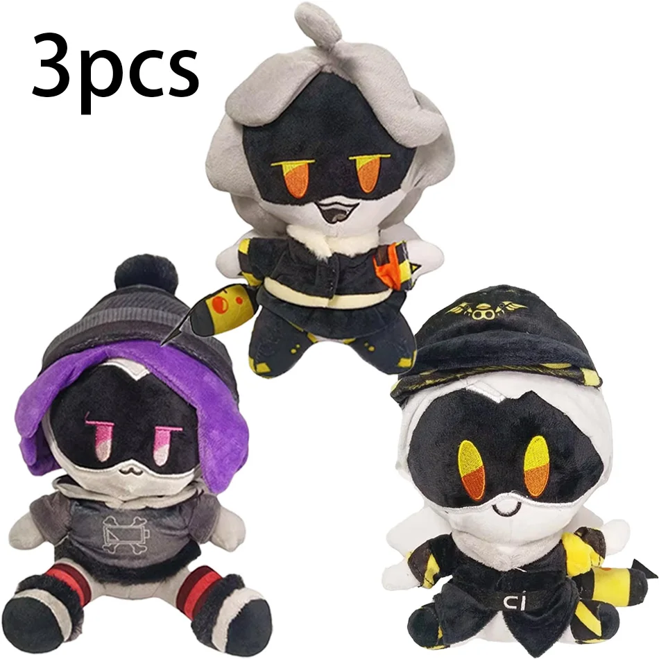 

3 шт., плюшевые игрушки MURDER DRONES, милая плюшевая кукла N, мультяшная анимация, плюшевые фигурки, мягкая подарочная игрушка для детей, мальчиков, рождественская игрушка