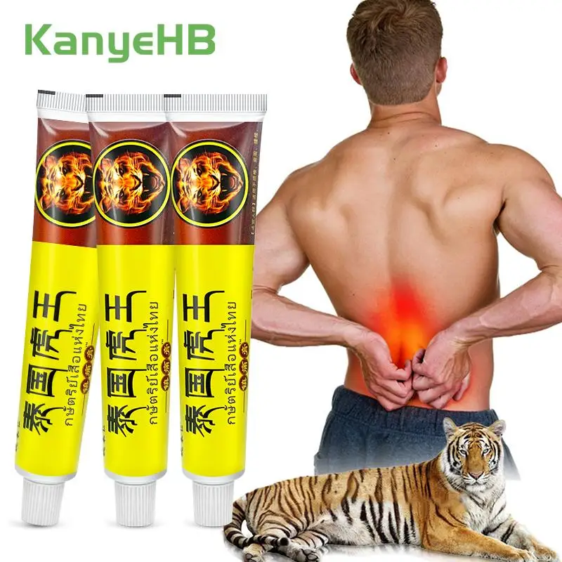 3pcs Tiger Analgesic Joint Cream Back Pain Relief Cream Joint Muscle Ointment Arthritis Spondylitis Synovitis Neck Strain A1429