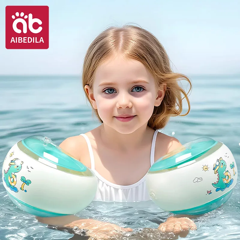 

Надувные нарукавники AIBEDIAL для летних тренировок по плаванию, из ПВХ, для детей (мальчиков и девочек), для бассейна, 0-14 лет