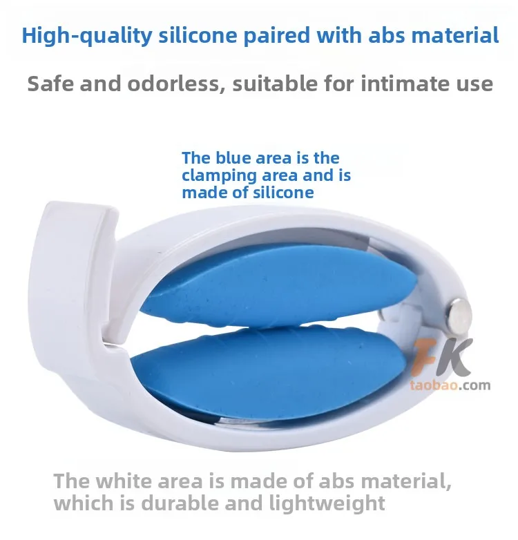 Silicone Penile Clamp - Incontinence Aid for Men with Soft Pads