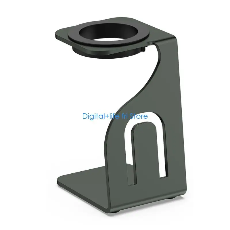 E06D Adjustable Metal Watch Stand Holder Rack Compatible 40mm 44mm 46mm Charging Vibration Resistant Design for Watch 8/7/6/5