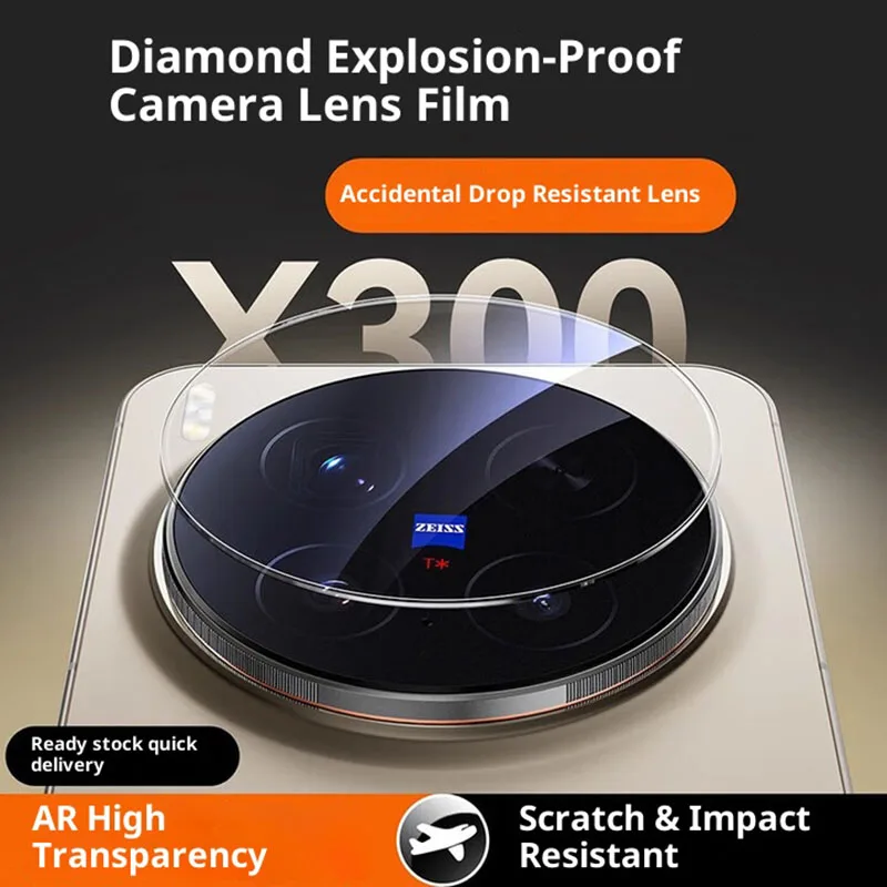 3-1 قطعة 9H كلير غطاء الكاميرا عدسة الزجاج المقسى ل vivo X300 برو الكاميرا الخلفية حامي عدسة الشاشة ل vivo X300 Pro mini #1