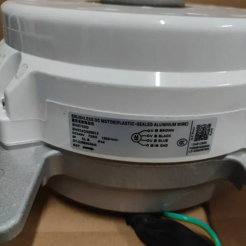New air conditioning motor SWZ750D ZW924D500012 DC 3-wire DC540V