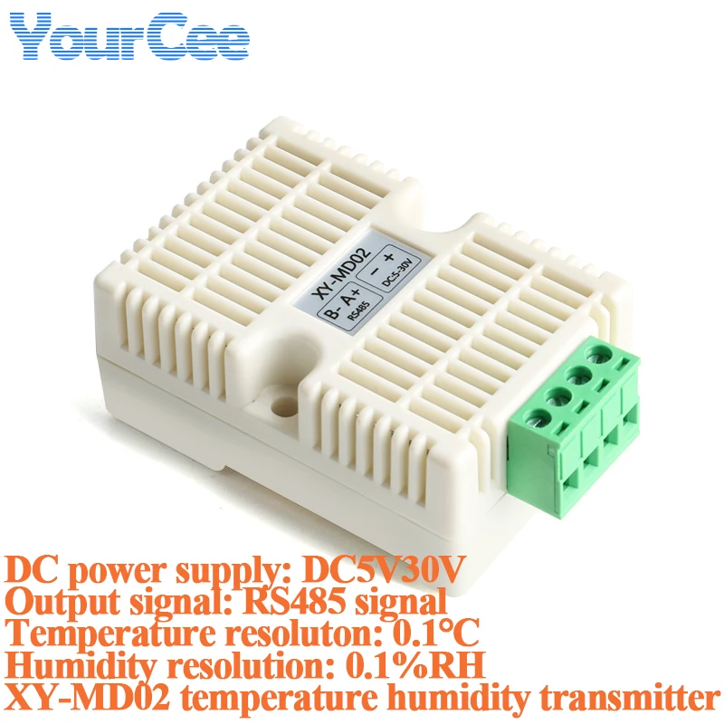 XY-MD02 Temperatur- und Feuchtigkeitssender-Erkennungssensormodul Modbus SHT40 Temperatursensor RS485 Signal Analog