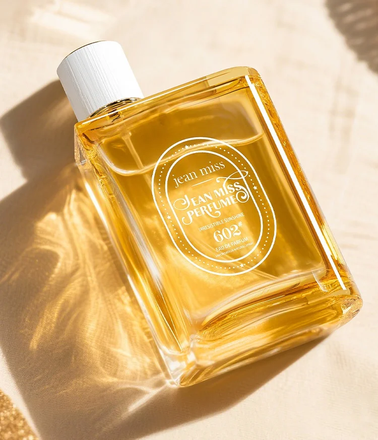 Caramel Vanilla Scented Perfume Orange Sunlit Warm Bottle Gift for Girlfriend Valentine's Christmas Flower Scent Long Lasting view 2