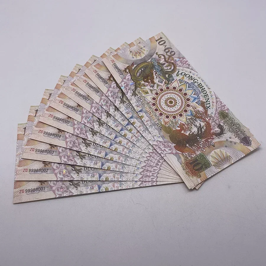 

Chinese Dragon and Phoenix Note 10^69 Zeros Dollar Duovigintillion Banknotes With UV for Great Collection Festival Gifts