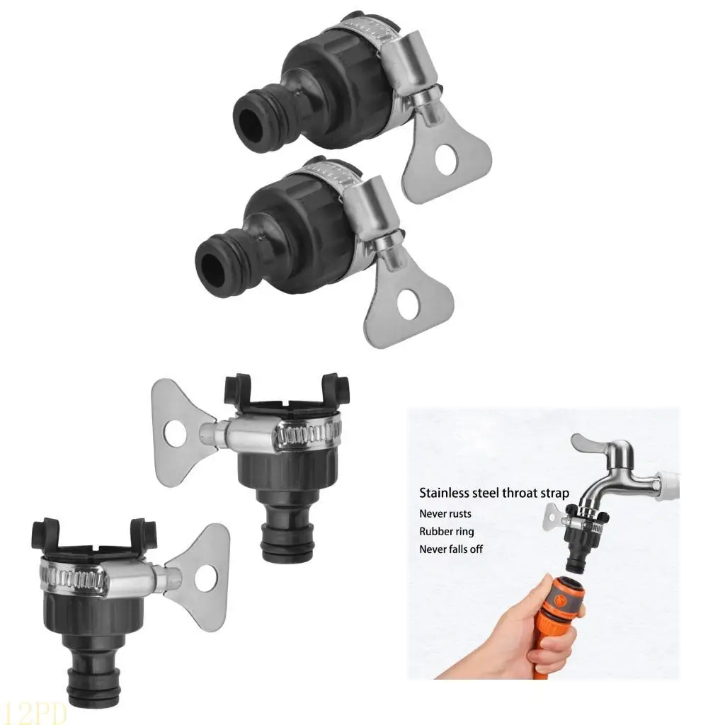 

12PD водопроводный кран, разъем для шланга, быстрый разъем, фитинг, адаптер для крана для мытья автомобиля, орошения сада, для