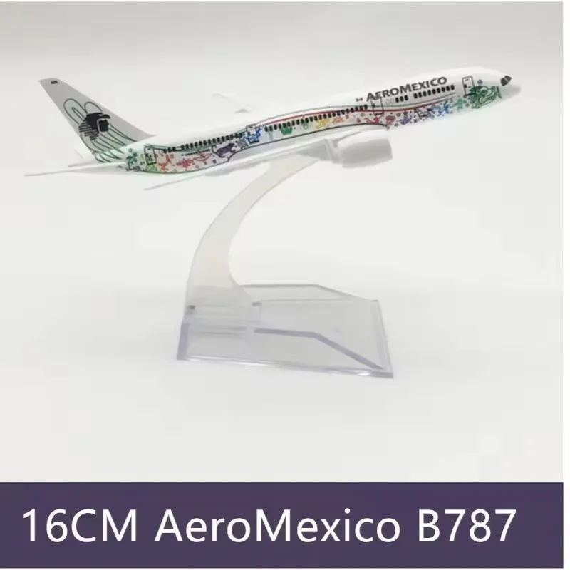 16 سنتيمتر/20 سنتيمتر AeroMexico طيران B787/البرتغالية A330/Lufthansa A380/340 طائرة دييكاست سبيكة نموذج طائرة مع حامل جمع