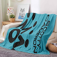 VIKAMA Scotty Camerons Microfiber printed Blanket Ultra-Soft Short Pile Anti-Hooking Playroom Living Room Blanket