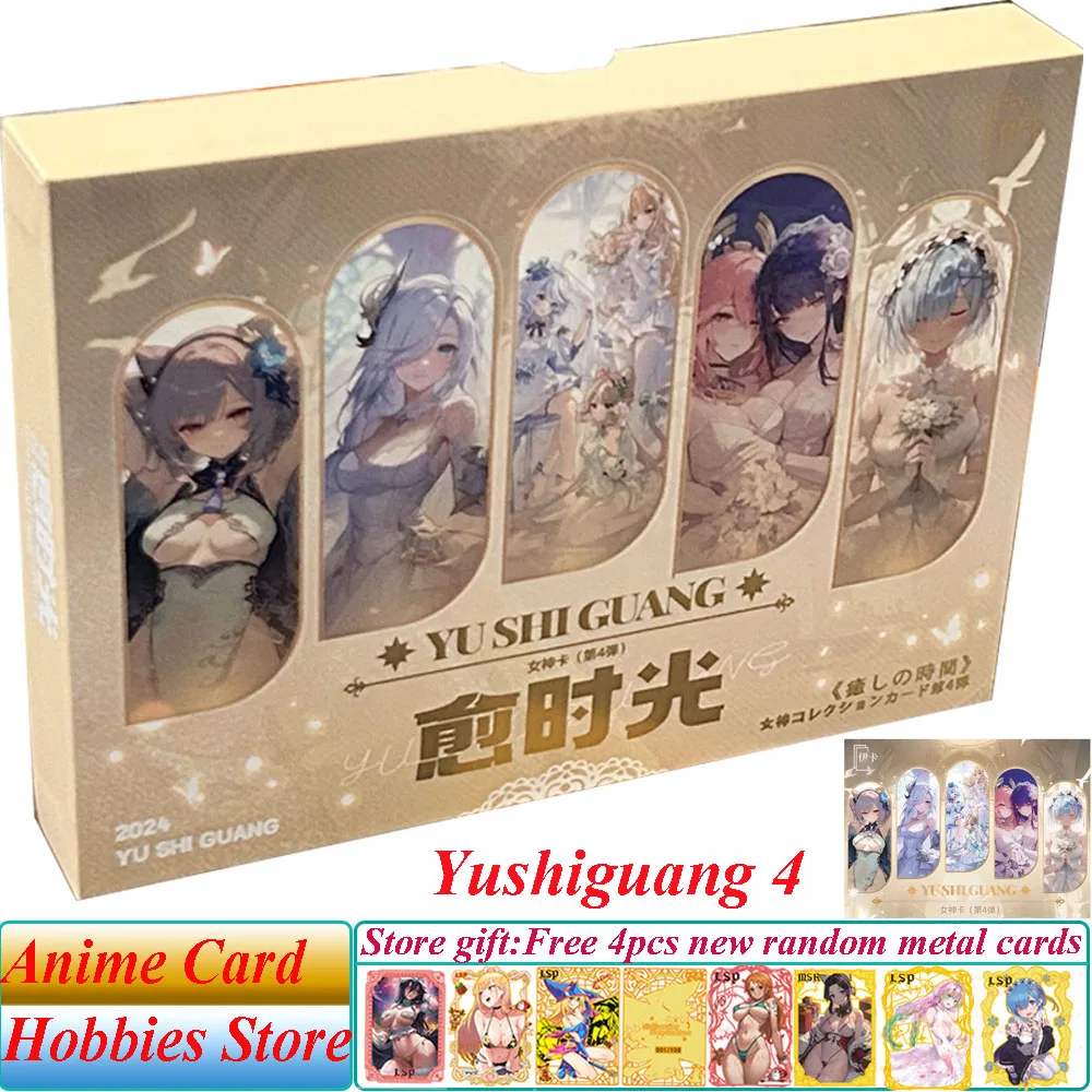 YU SHI GUANG 4 Goddess Story Genshin Impact Honkai Star Rail Wuthering Waves Secondary Game Popular Anime Female Goddess Cards