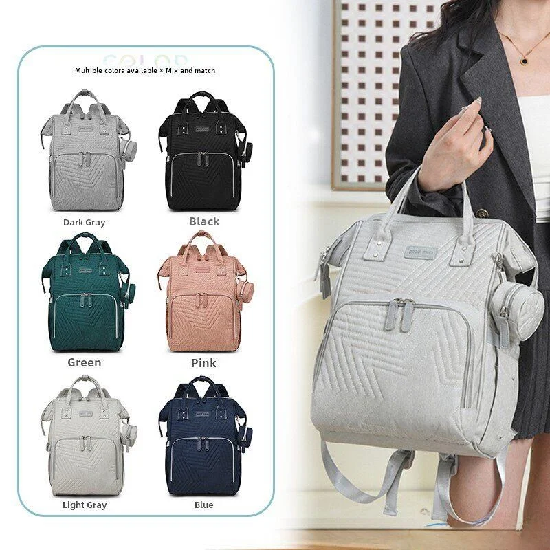 

Large Capaci Mommy Bag Multi-Functional Materni Bapa Outdoors Lightweight Dual-oulder Handheld Dry Wet Separation