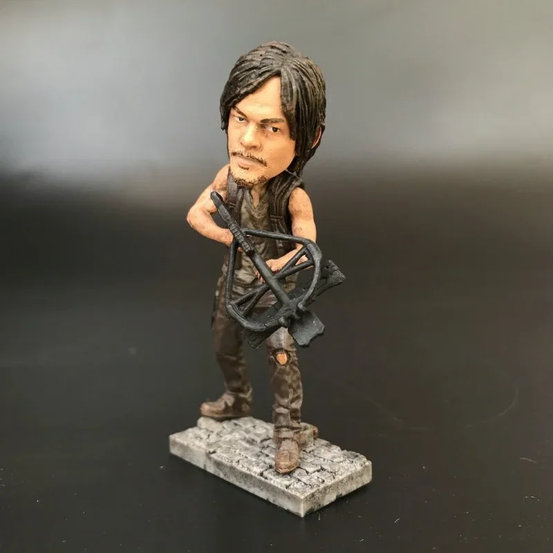 Originale la bambola che cammina figura morta Rick Grimes accessori per ornamenti assemblati mobili figurine Fantasy bambini presenti