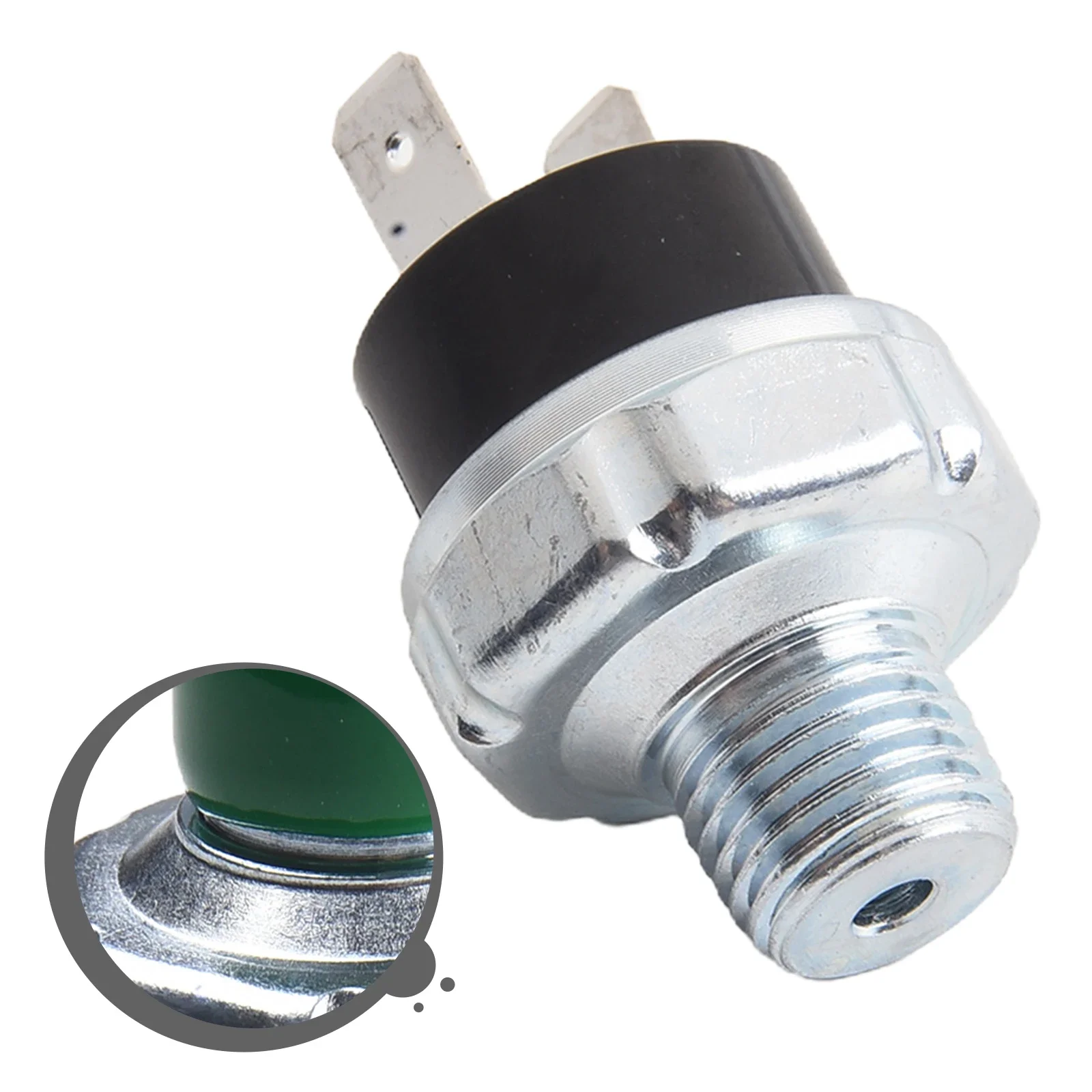 For 12V/24V DC Compressors Pressure Switch For Air Suspension Silver Color Pressure Adjustment 20 Amps Aluminum Alloy