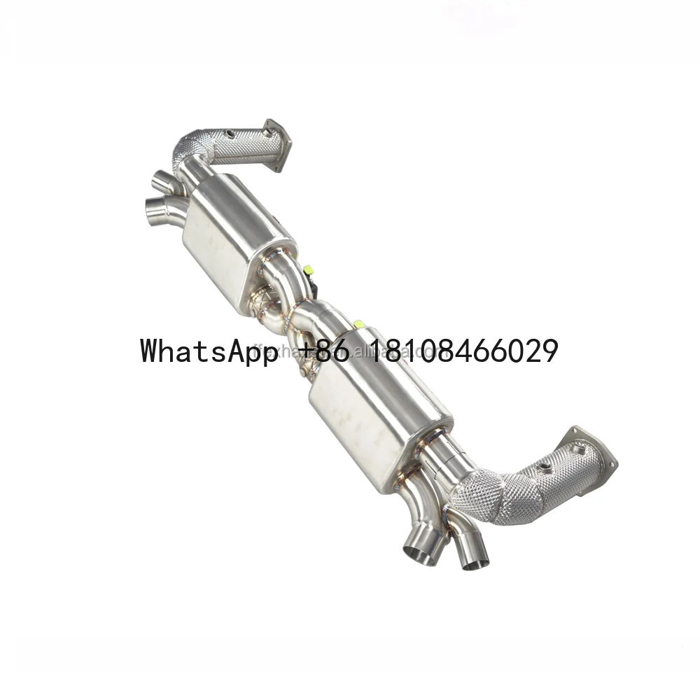 

Тюнинг выхлопа Catback для Porsche 911 991/991.1/991.2 Turbo S 3,8T выхлопная труба из нержавеющей стали, глушитель, клапан выхлопа