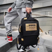 Backpack Men's Simple Large Capacity Travel Computer Bag Women's Junior High School Student Schoolbag For Commuting Use -mw