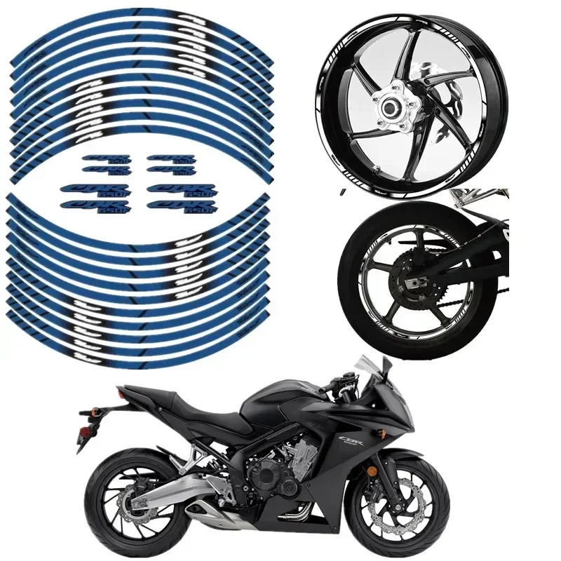 Autocollant de décoration de roue de contour de pièces de moto, autocollant de moteur C, adapté pour HONDA CBR650F