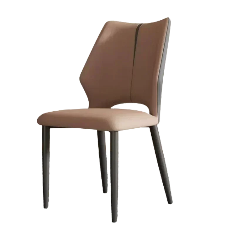 Silla De cuero para Hotel, Mini Silla De Comedor informal para fiesta, Silla De Comedor De cocina alegre De lujo, muebles para sala De estar