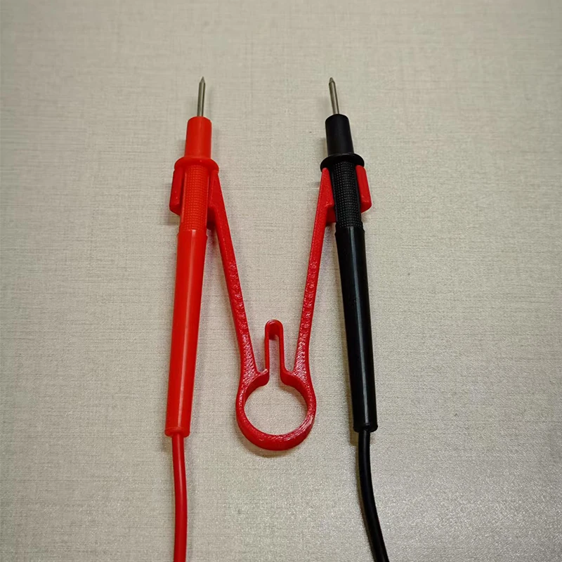 3D-printed multimeter probe holder, 8mm/10mm electrician's pen holder, single-handed multimeter auxiliary tool
